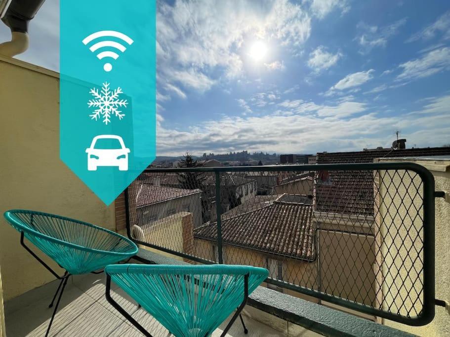 Duplex 70M2 - Vue Cite Medievale - Parking Gratuit Carcassonne Exterior foto